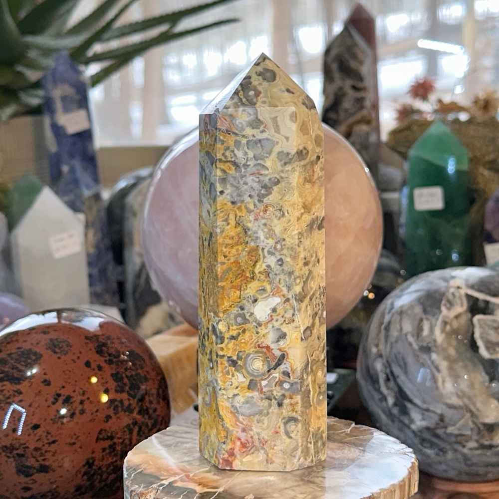 🔥SALE🔥 Crazy Lace Agate Crystal Tower!
